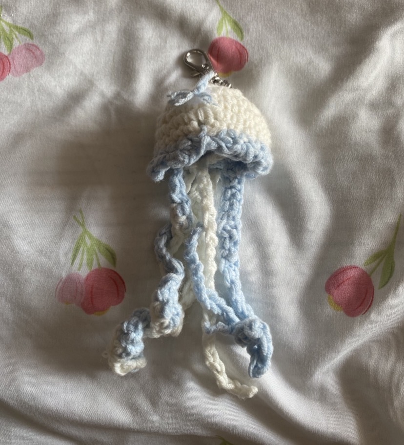 Jelly fish keychain